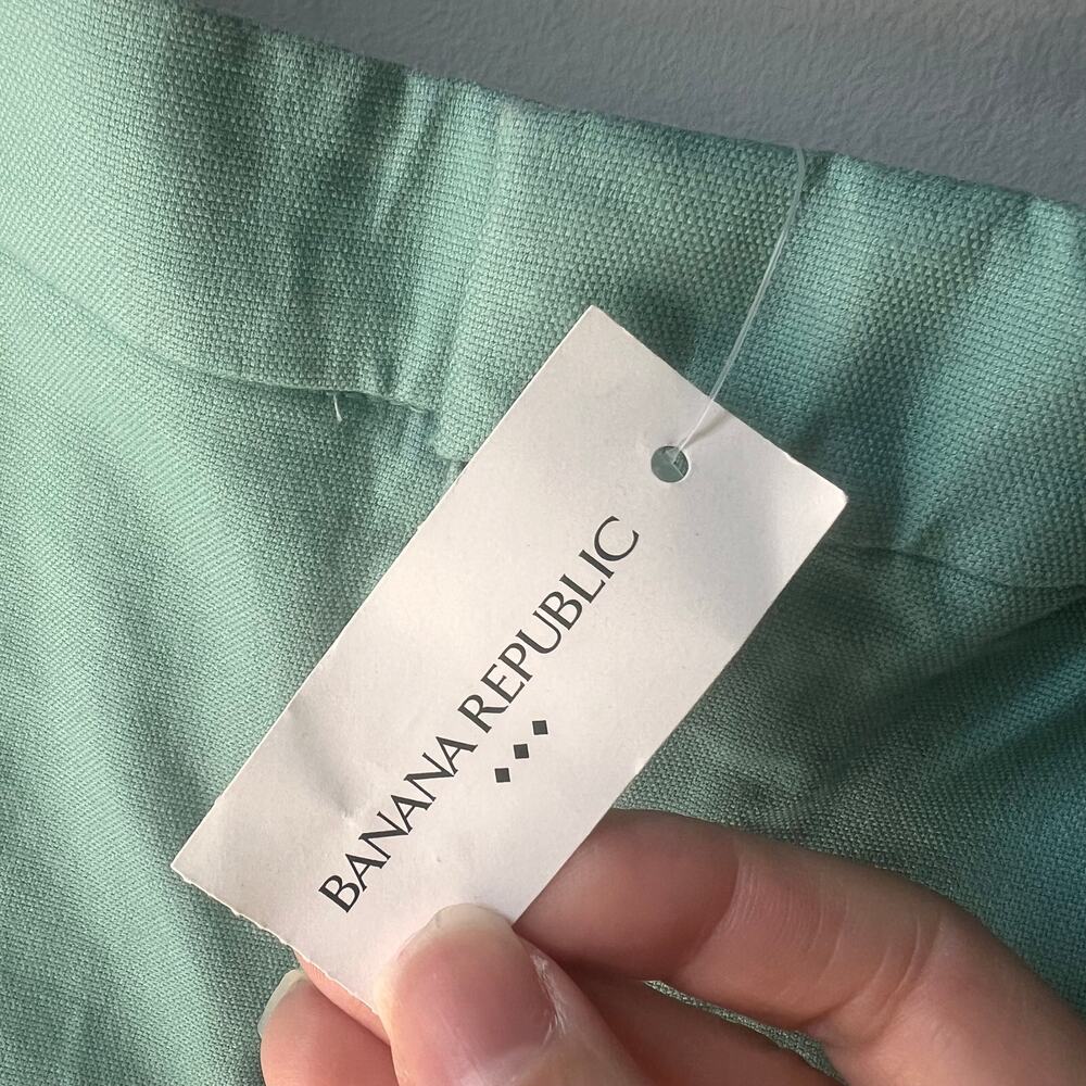 New Banana Republic Factory Scalloped Green Professional Preppy Shorts - 6 - Picture 7 of 9